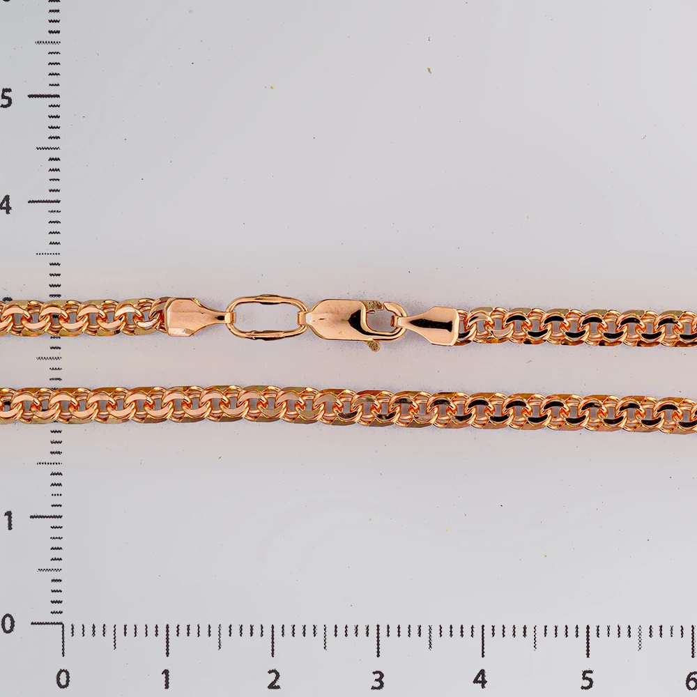 Цепь из красного золота 585 пробы