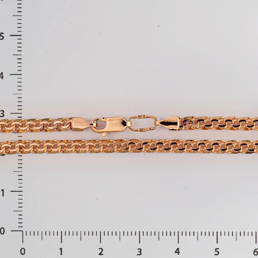 Цепь из красного золота 585 пробы