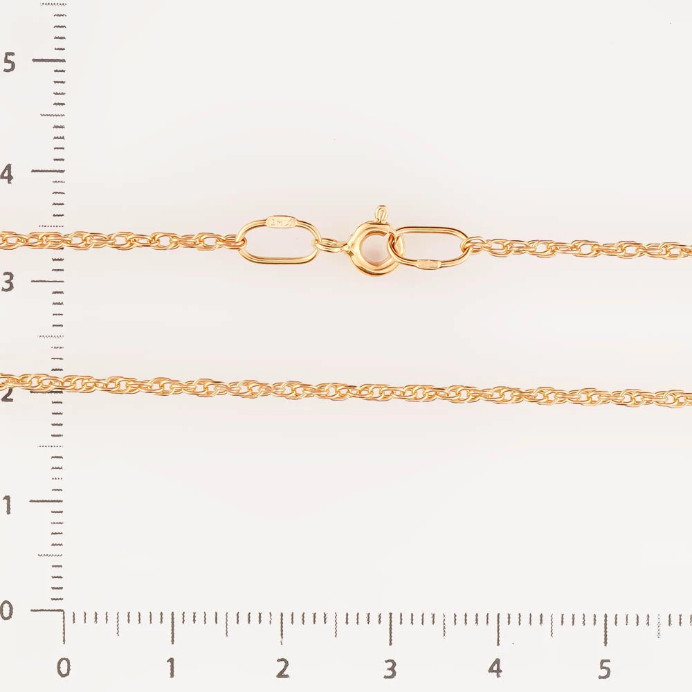 Цепь из красного золота 585 пробы