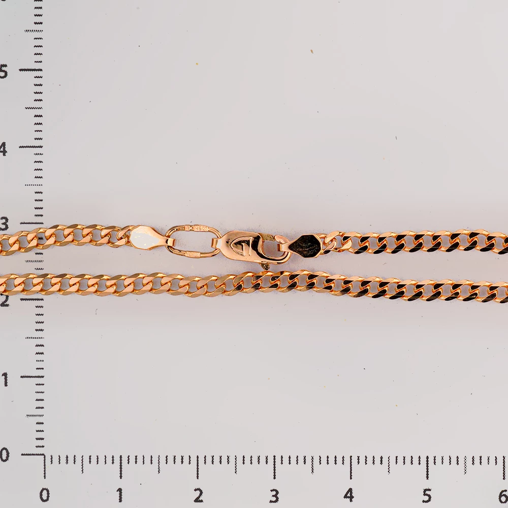 Цепь из красного золота 585 пробы