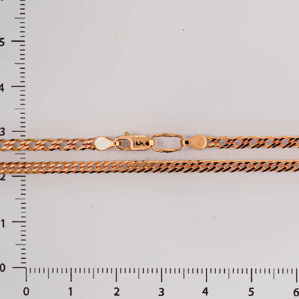 Цепь из красного золота 585 пробы