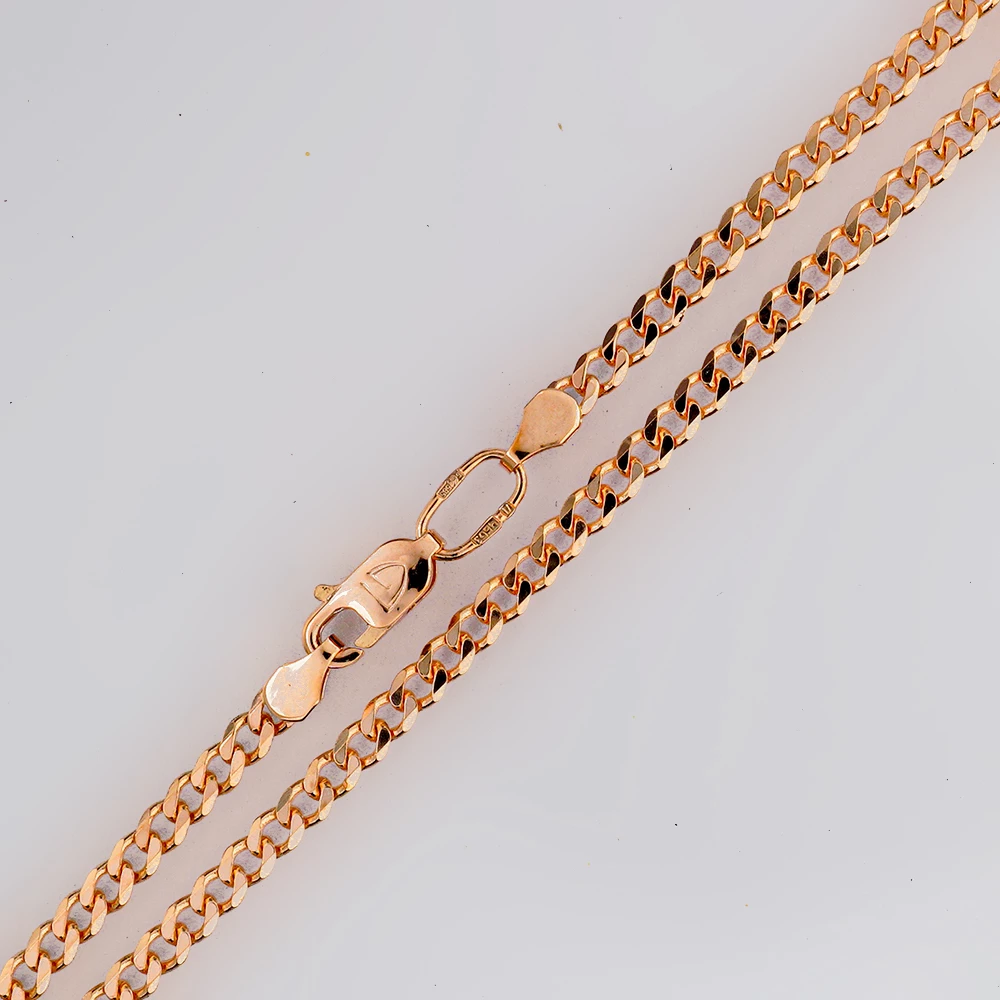 Цепь из красного золота 585 пробы