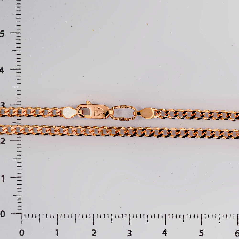 Цепь из красного золота 585 пробы
