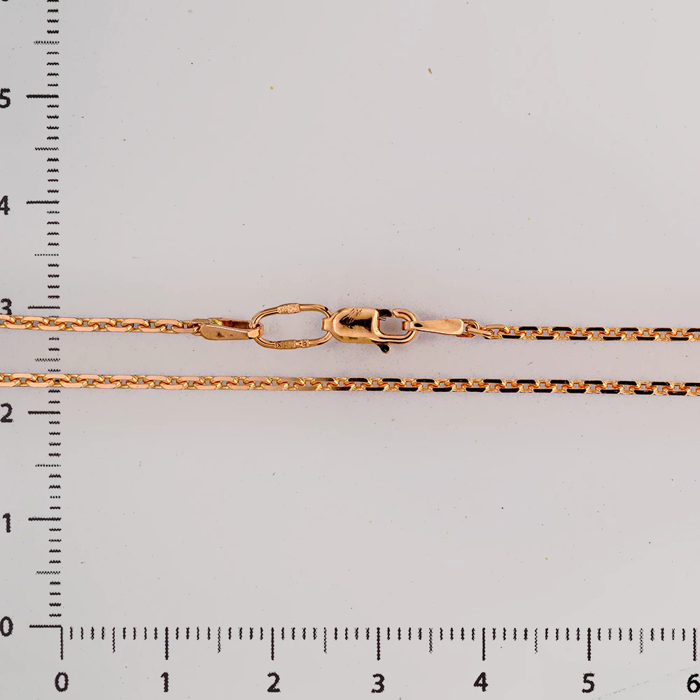 Цепь из красного золота 585 пробы