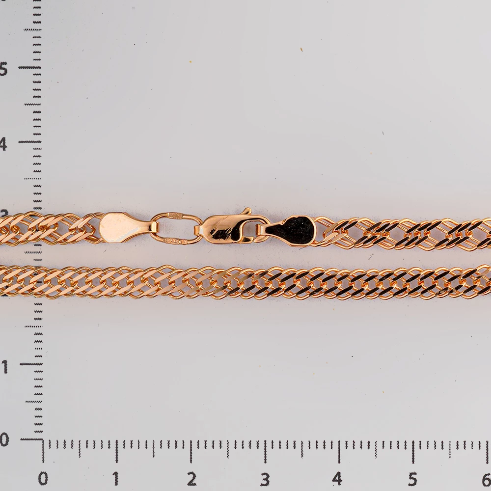 Цепь из красного золота 585 пробы