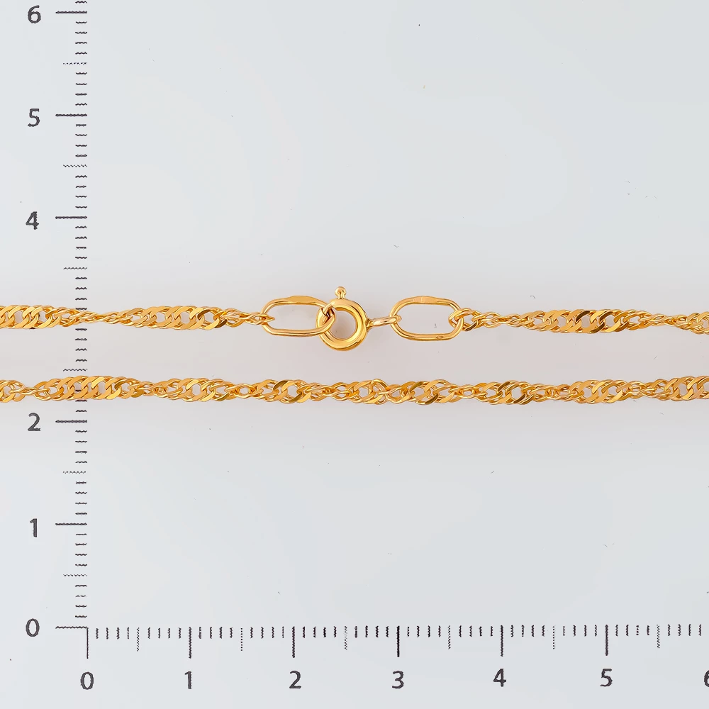 Цепь из красного золота 585 пробы