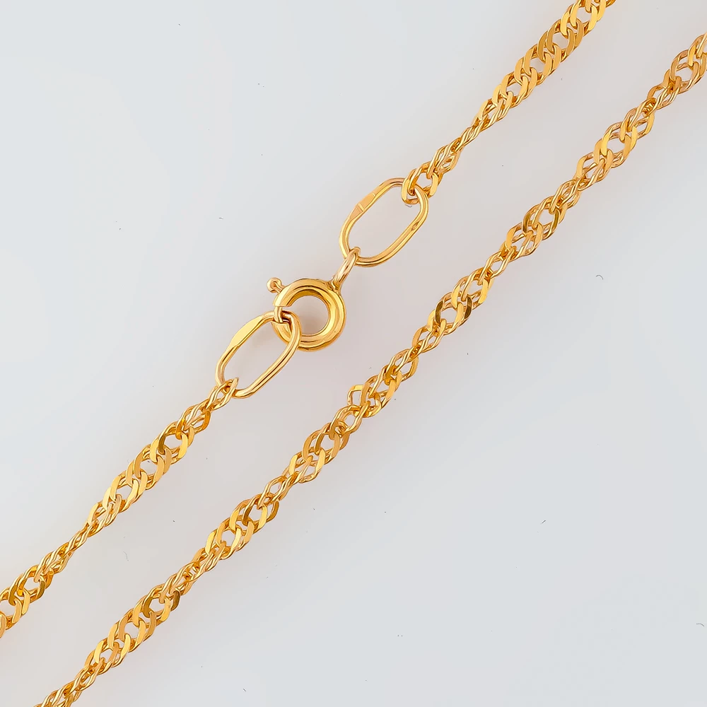 Цепь из красного золота 585 пробы