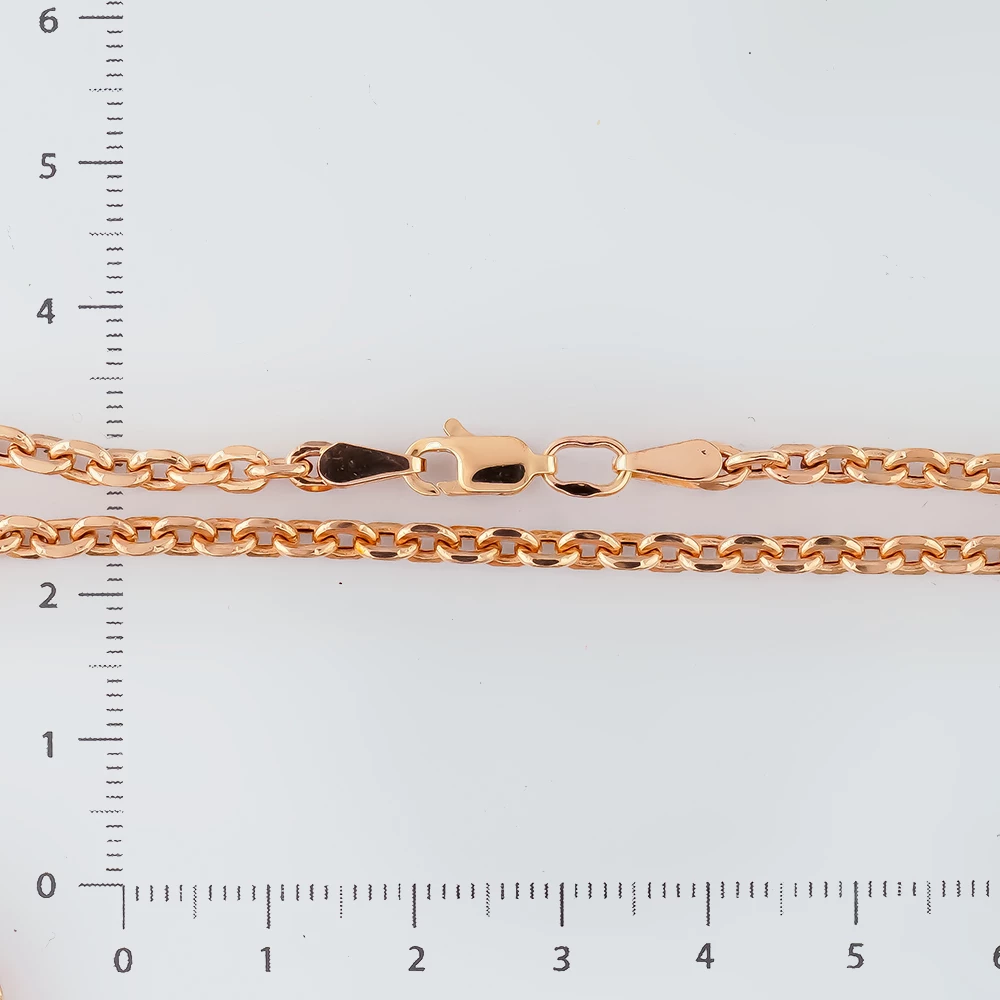 Цепь из красного золота 585 пробы