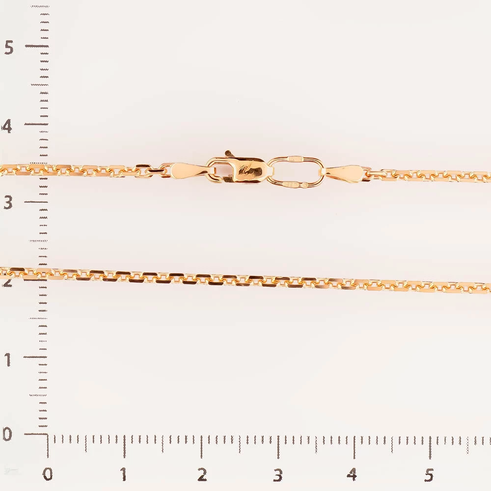 Цепь из красного золота 585 пробы