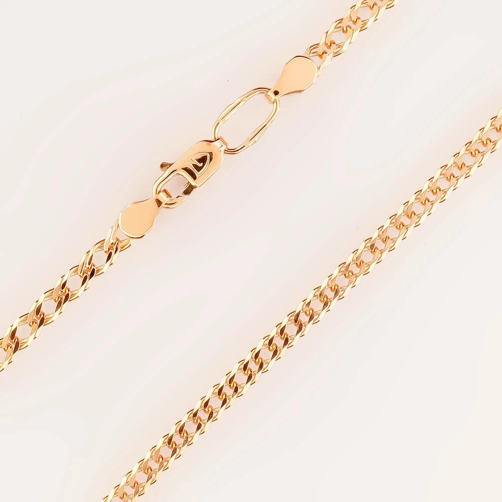 Цепь из красного золота 585 пробы