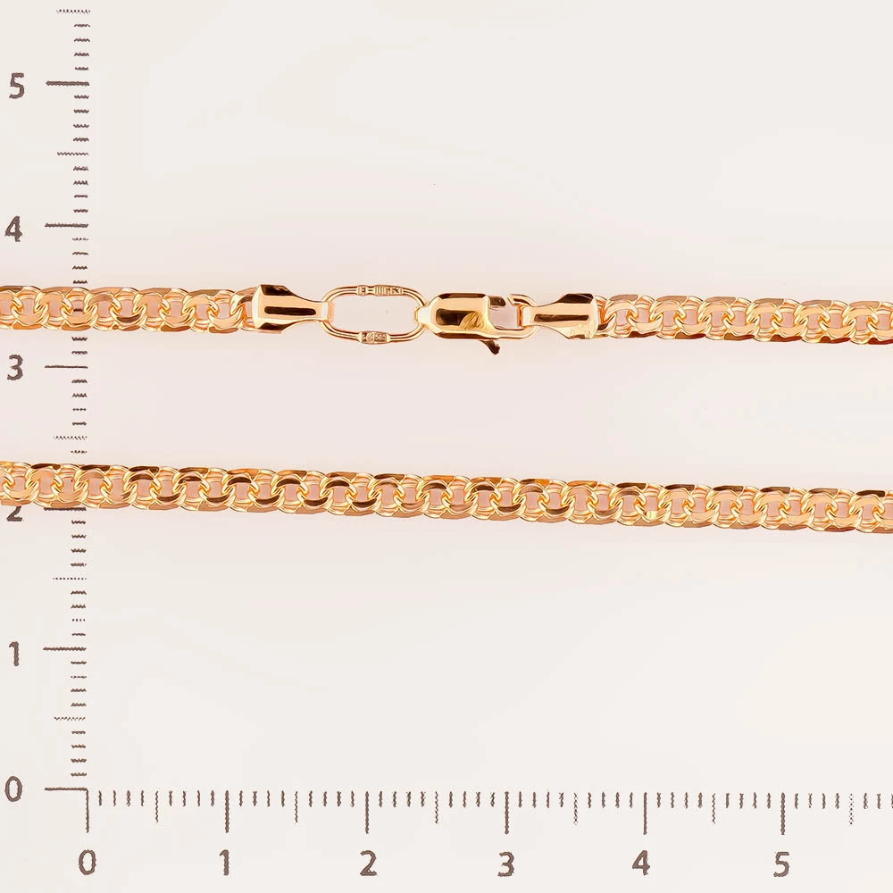 Цепь из красного золота 585 пробы
