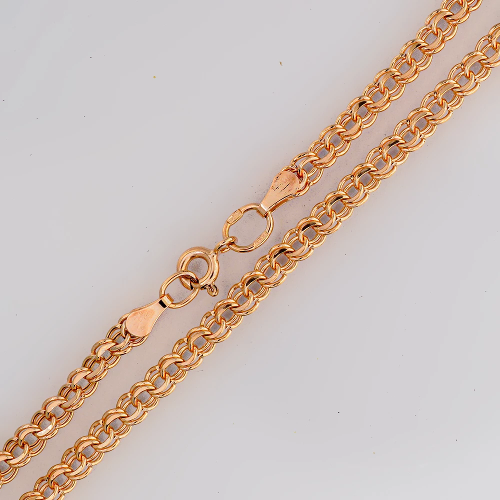Цепь из красного золота 585 пробы