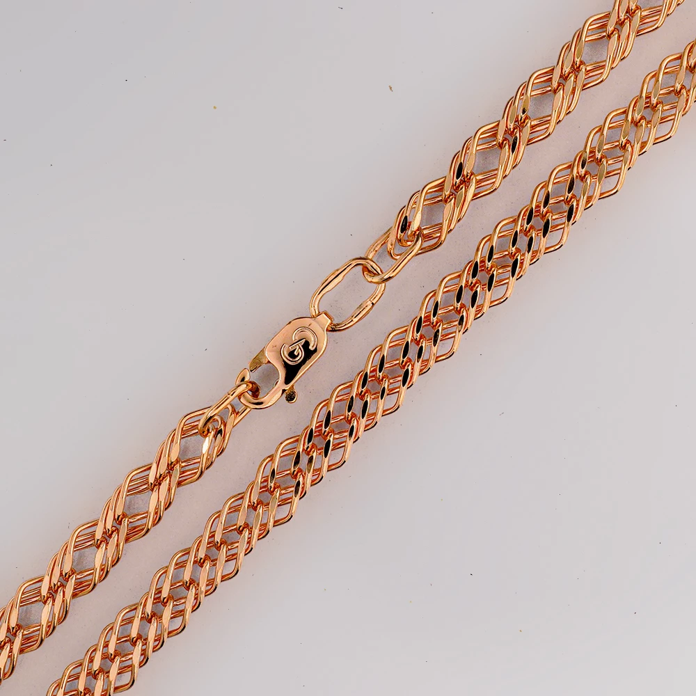 Цепь из красного золота 585 пробы
