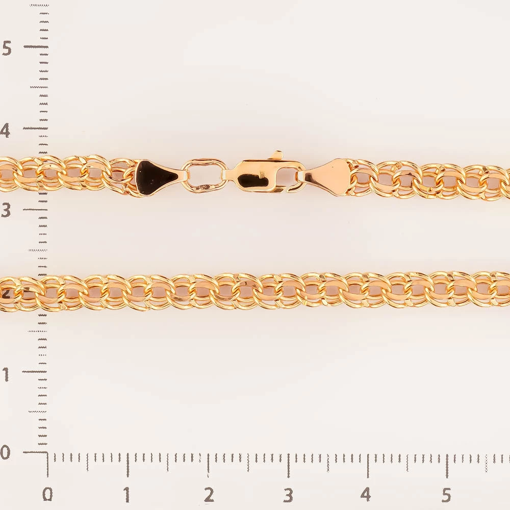 Цепь из красного золота 585 пробы