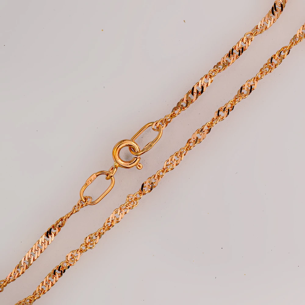 Цепь из красного золота 585 пробы