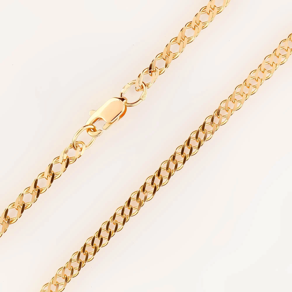 Цепь из красного золота 585 пробы