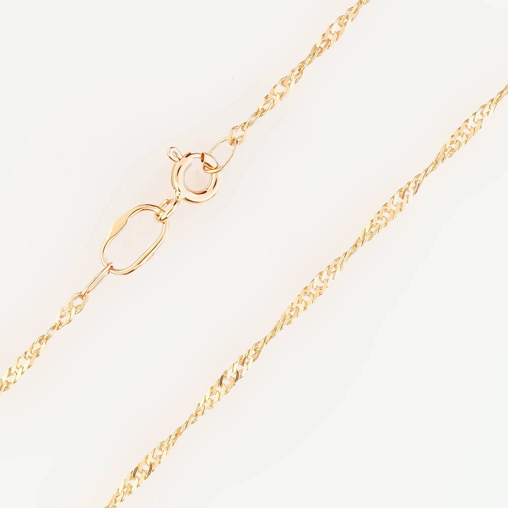 Цепь из красного золота 585 пробы