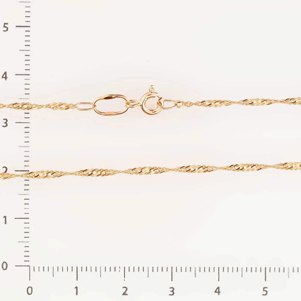 Цепь из красного золота 585 пробы