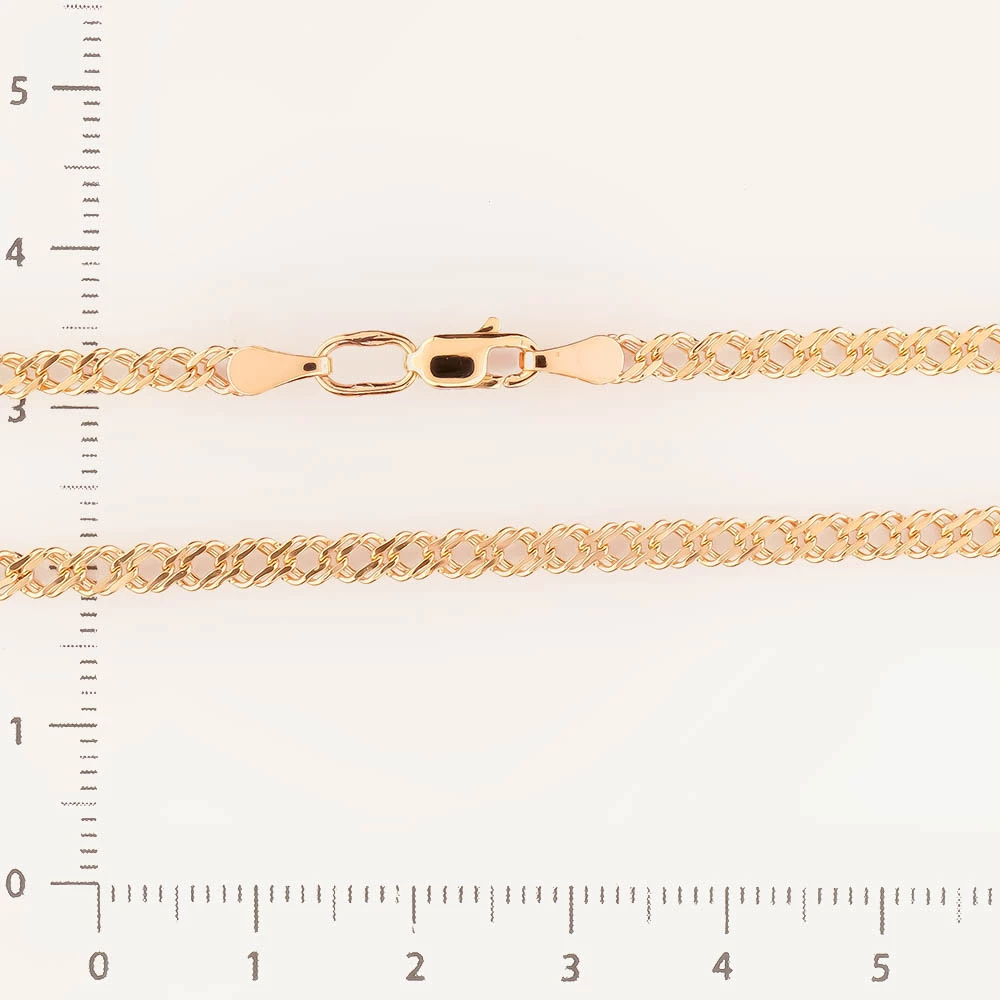 Цепь из красного золота 585 пробы