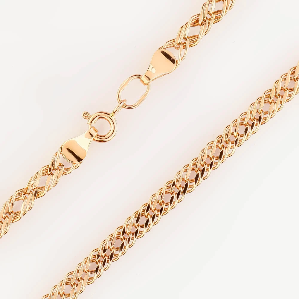 Цепь из красного золота 585 пробы