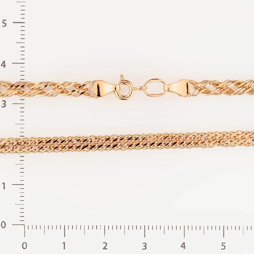 Цепь из красного золота 585 пробы