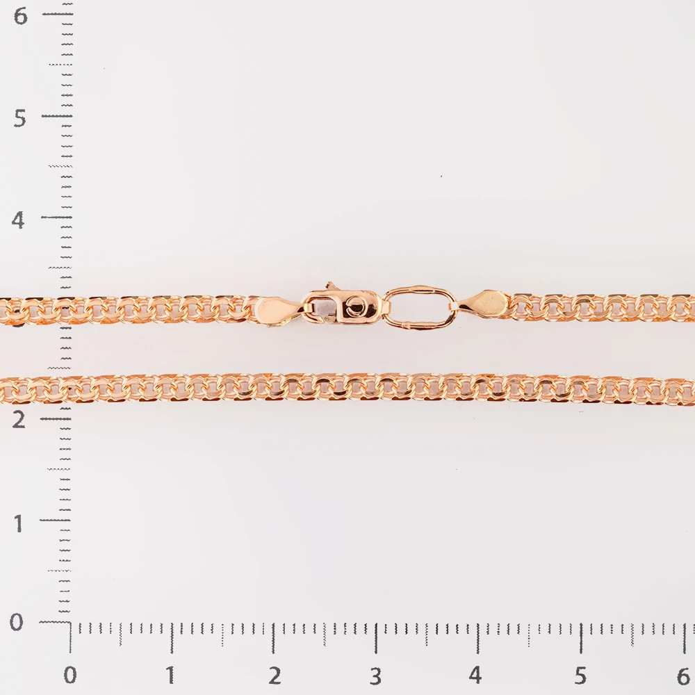 Цепь из красного золота 375 пробы