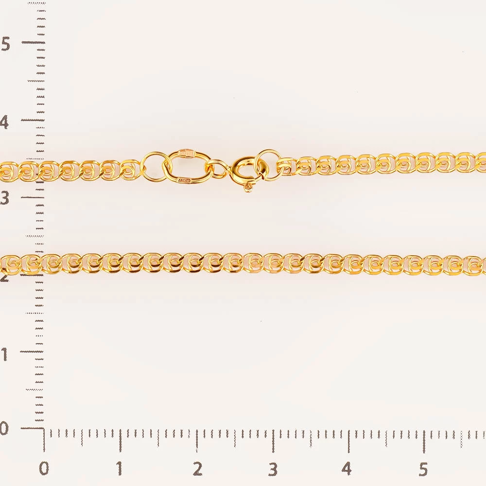 Цепь из красного золота 585 пробы