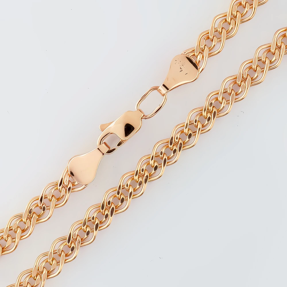 Цепь из красного золота 585 пробы