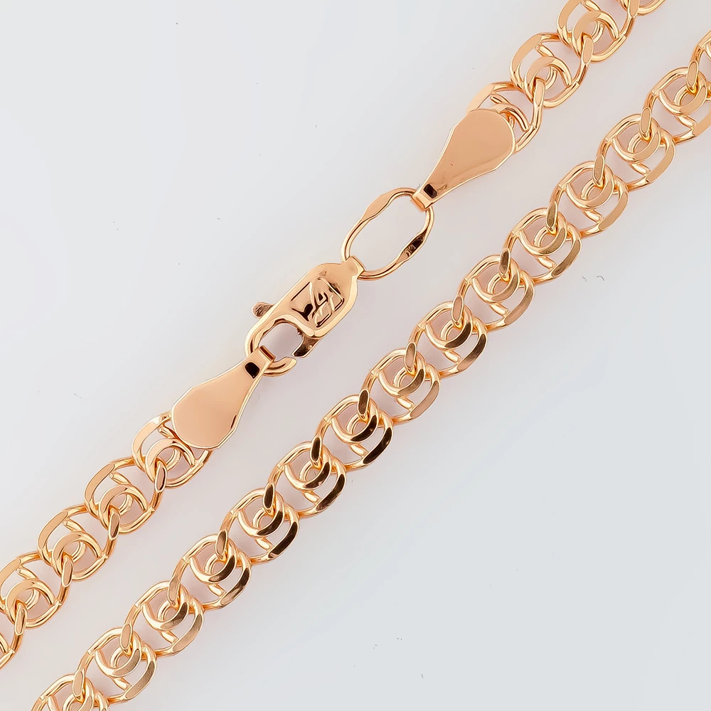 Цепь из красного золота 585 пробы