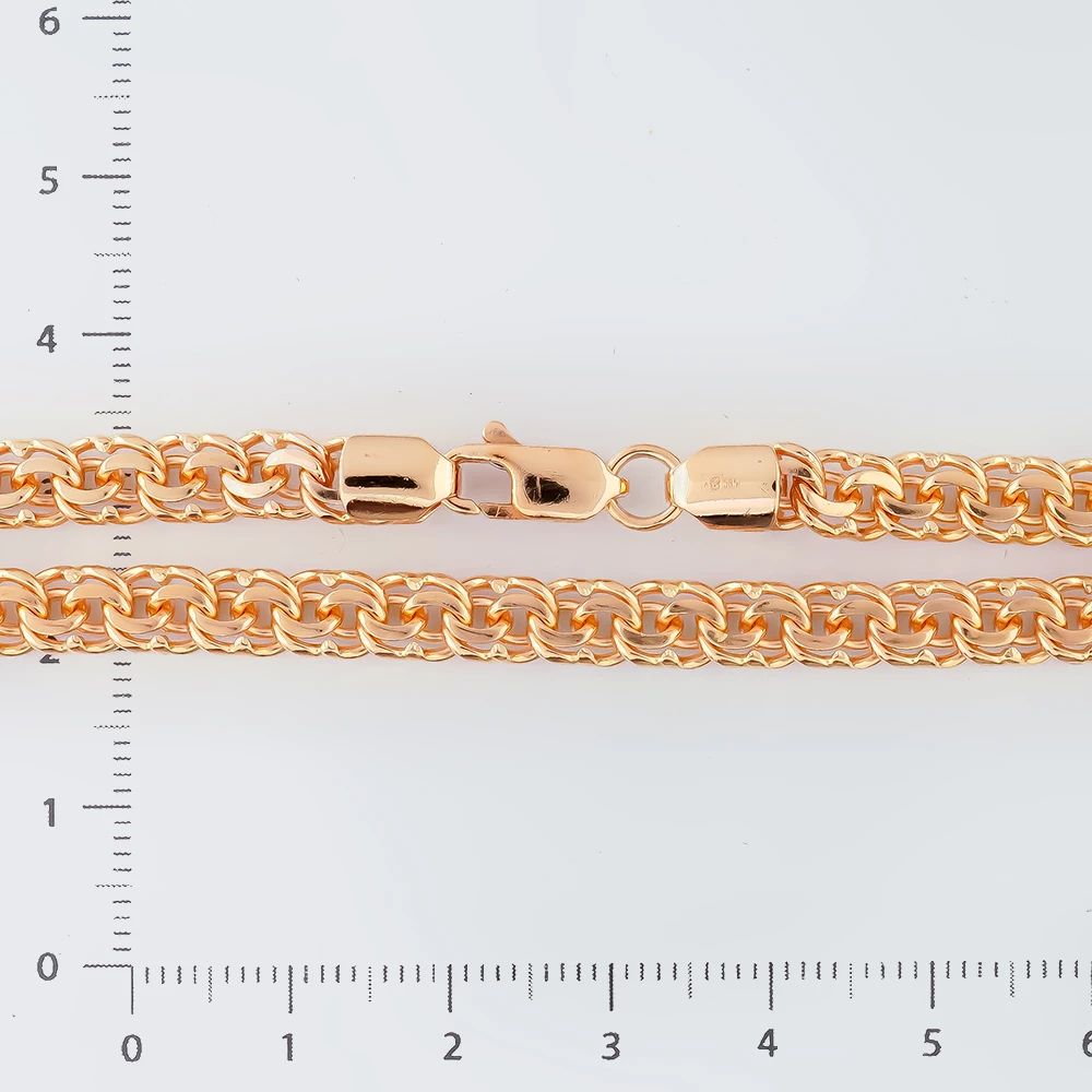 Цепь из красного золота 585 пробы