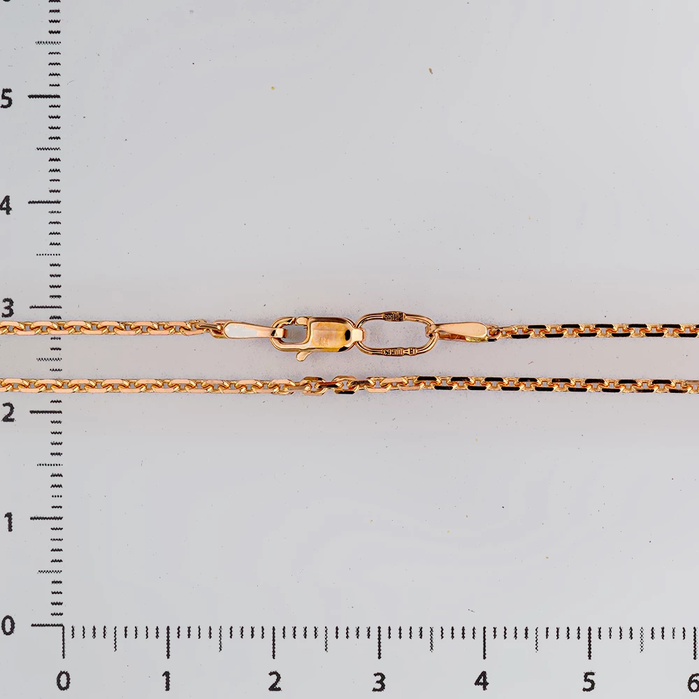Цепь из красного золота 585 пробы