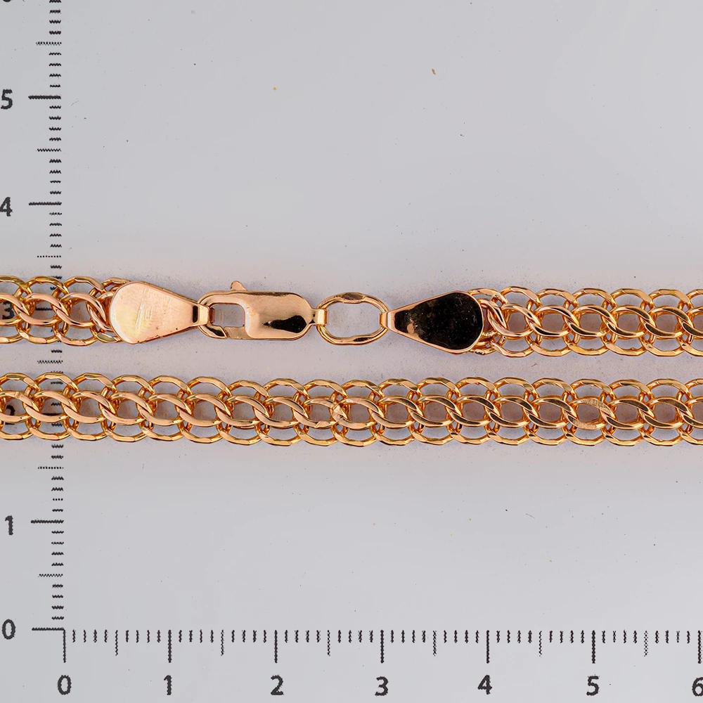 Цепь из красного золота 585 пробы