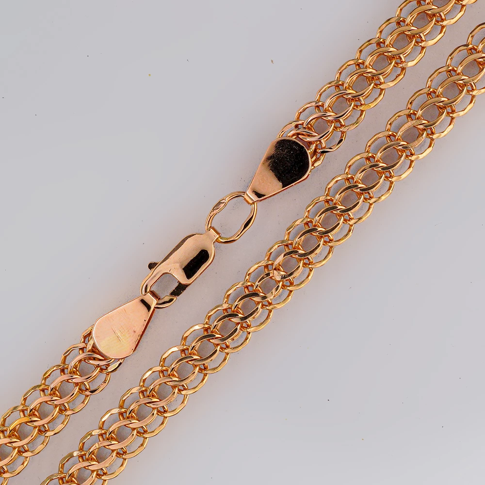 Цепь из красного золота 585 пробы