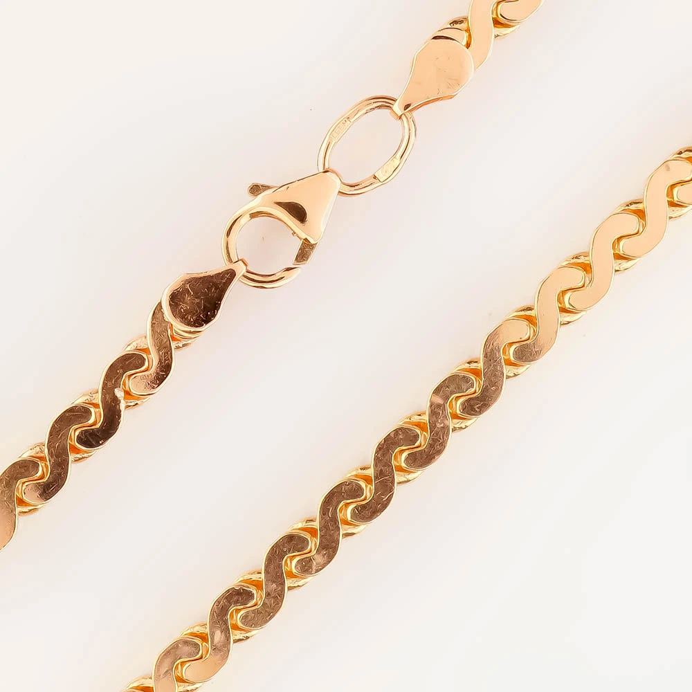 Цепь из красного золота 585 пробы