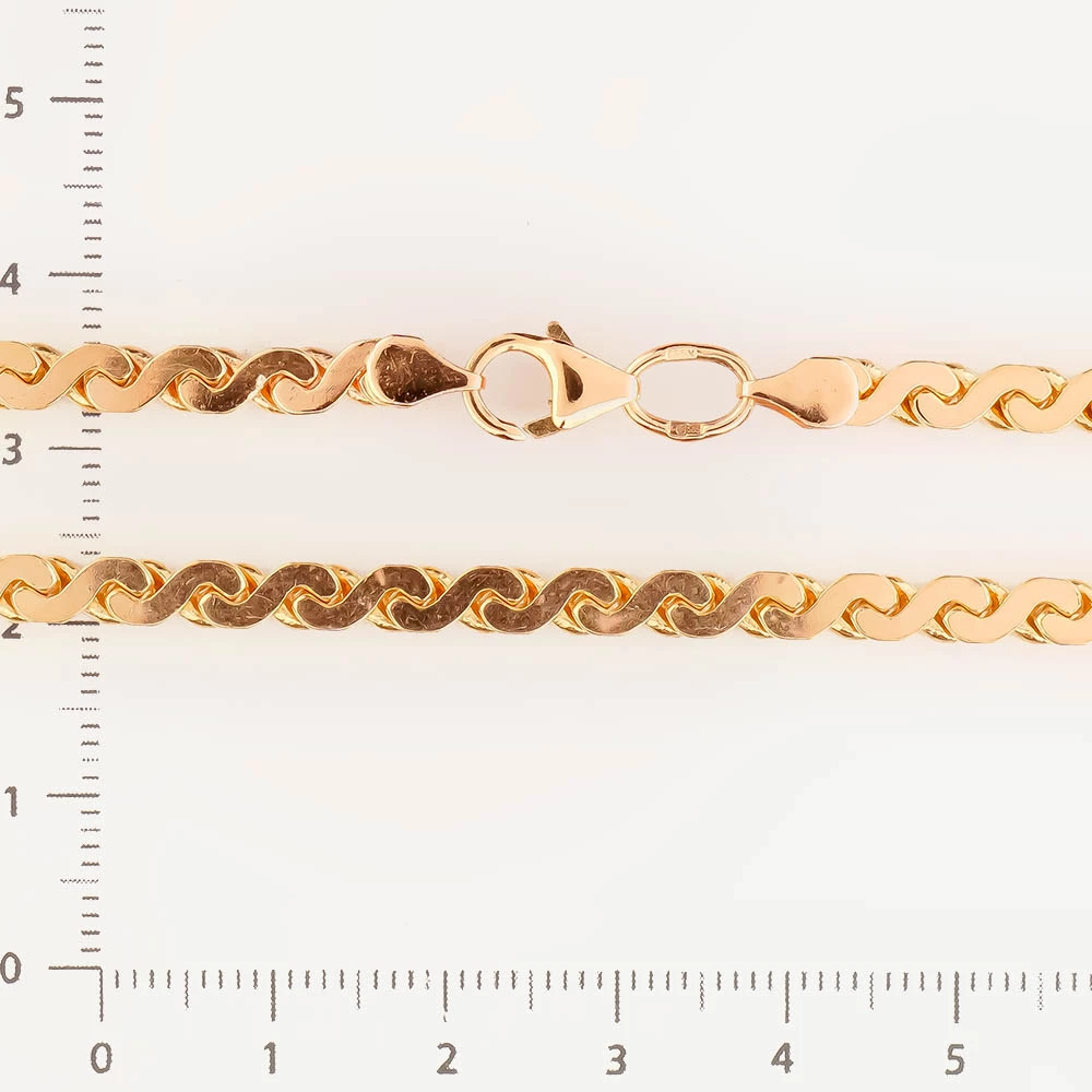 Цепь из красного золота 585 пробы