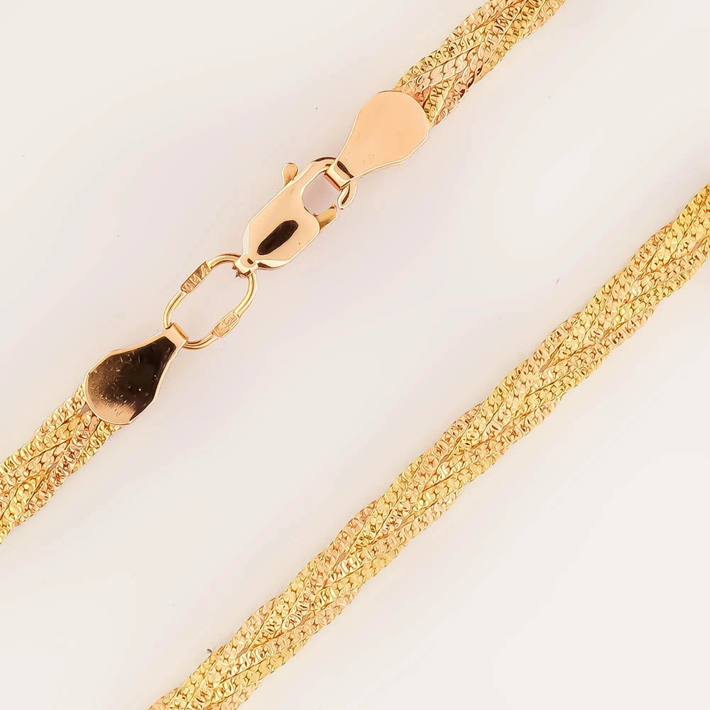 Цепь из красного золота 585 пробы