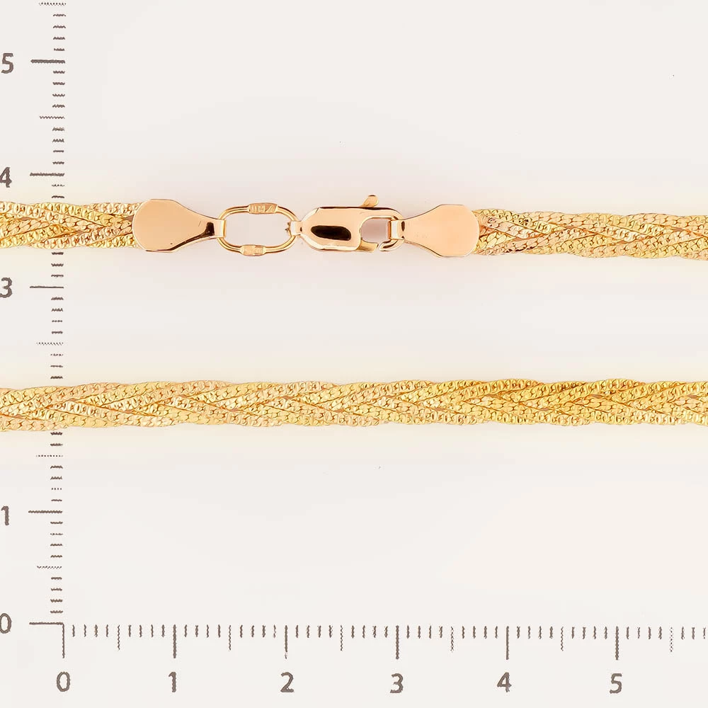 Цепь из красного золота 585 пробы