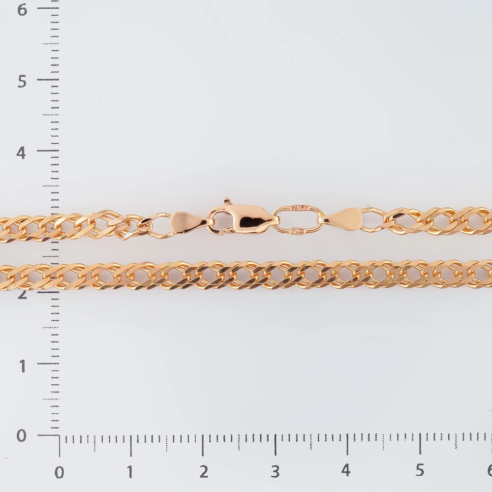 Цепь из красного золота 585 пробы