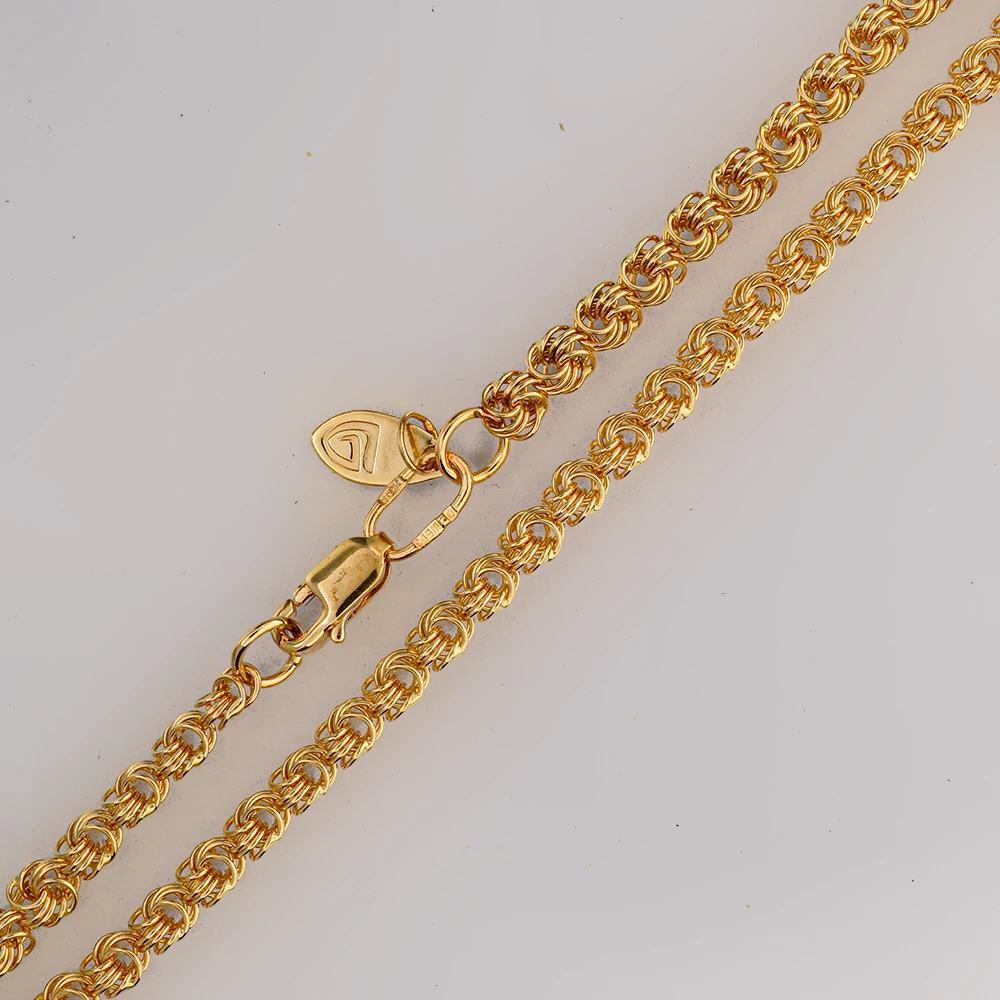 Цепь из желтого золота 585 пробы