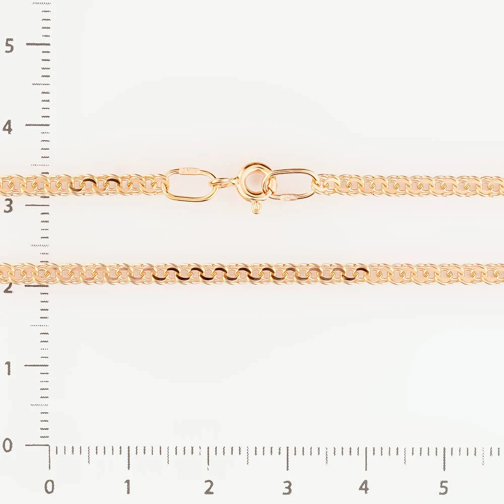 Цепь из красного золота 585 пробы