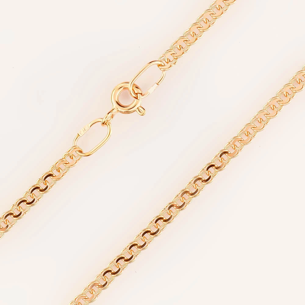 Цепь из красного золота 585 пробы