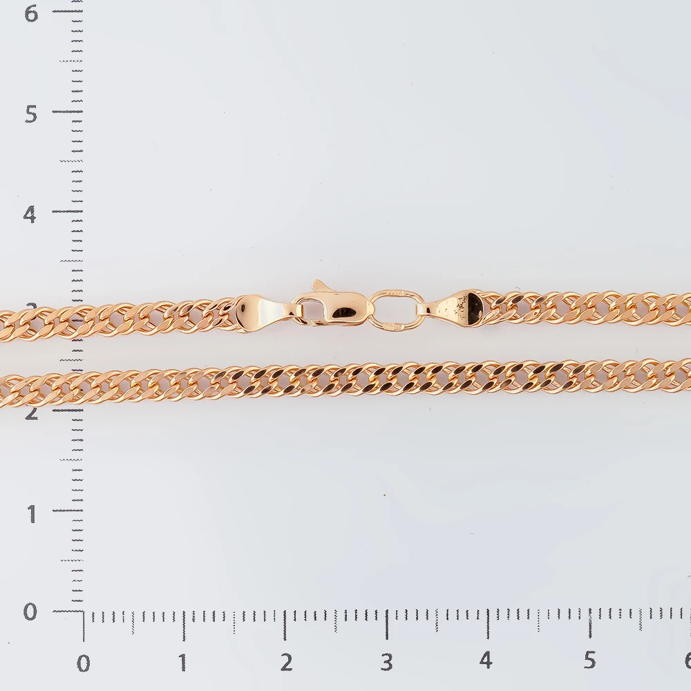 Цепь из красного золота 585 пробы