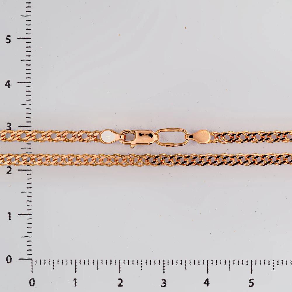 Цепь из красного золота 585 пробы
