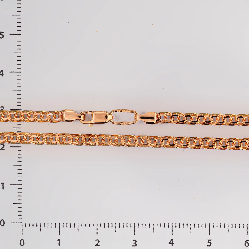Цепь из красного золота 585 пробы