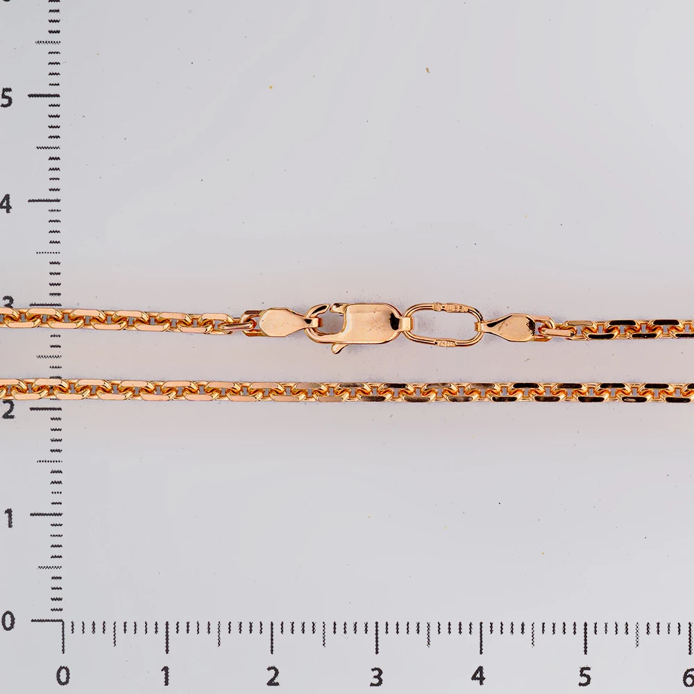 Цепь из красного золота 585 пробы