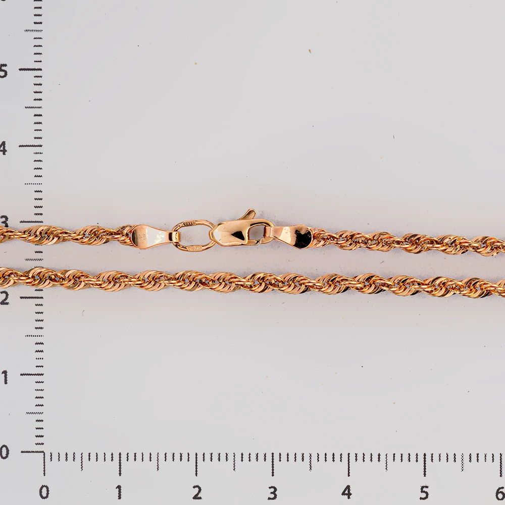 Цепь из красного золота 585 пробы