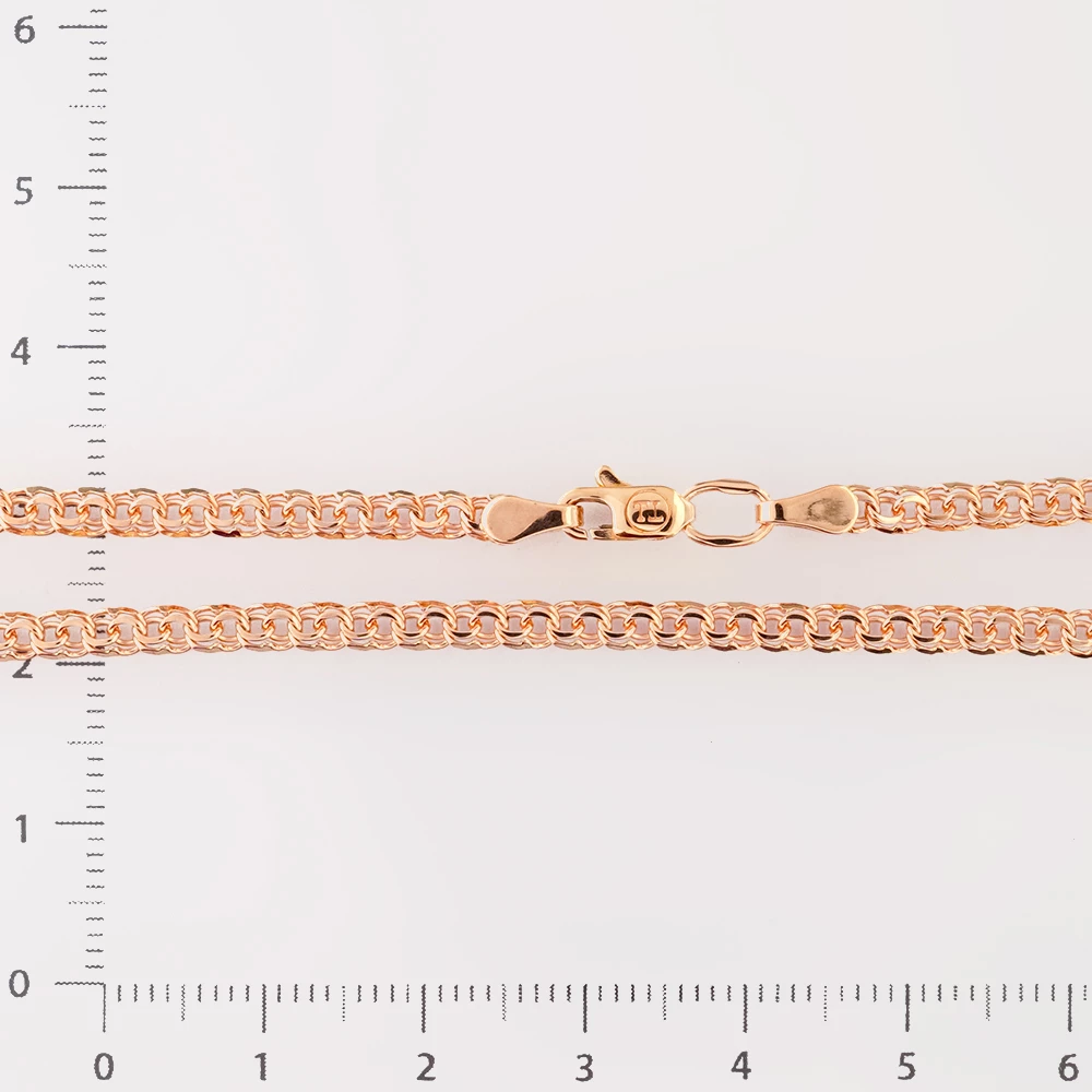 Цепь из красного золота 585 пробы