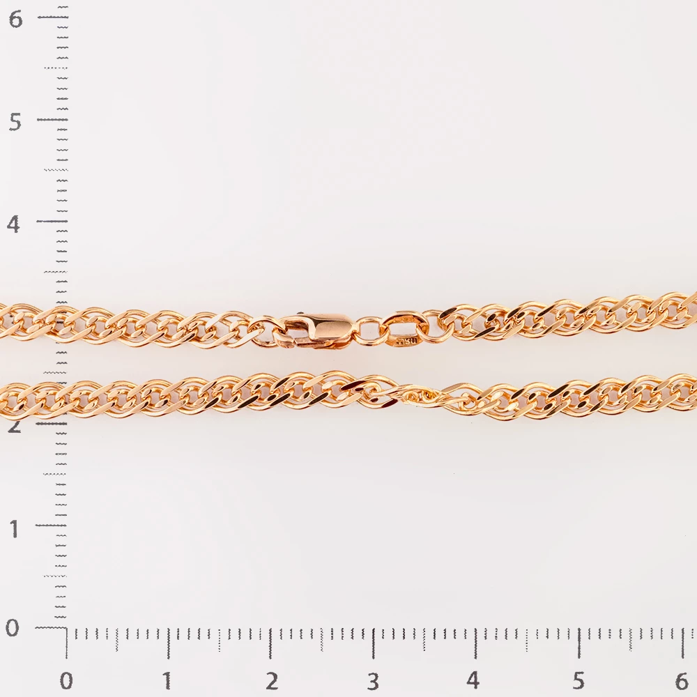 Цепь из красного золота 585 пробы