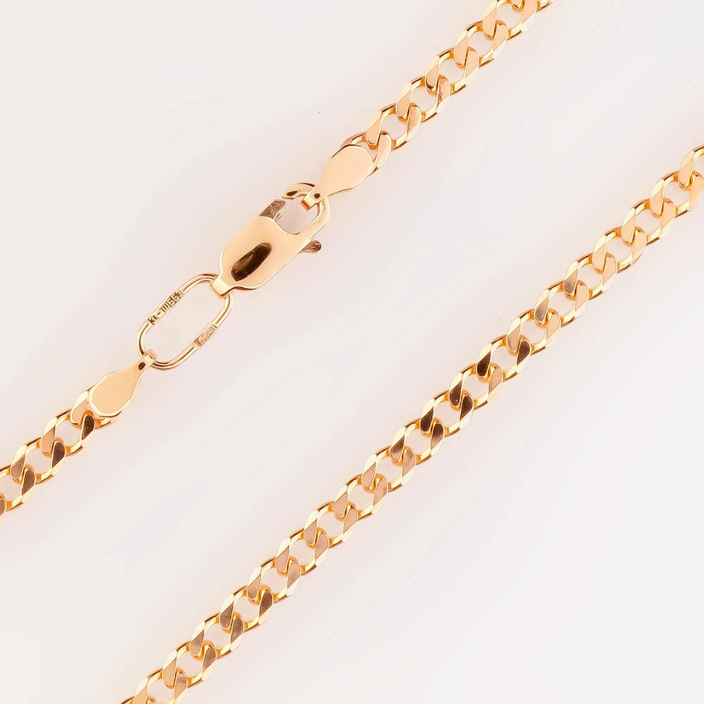 Цепь из красного золота 585 пробы