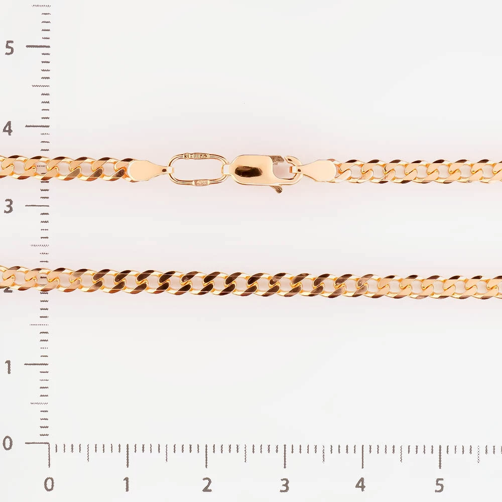 Цепь из красного золота 585 пробы